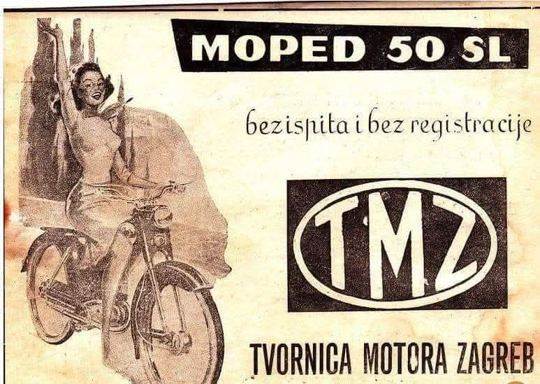 Reklama za TMZ moped iz 1958. godine